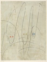 Three Sharks in Search of a Victim, Max Ernst, 1967