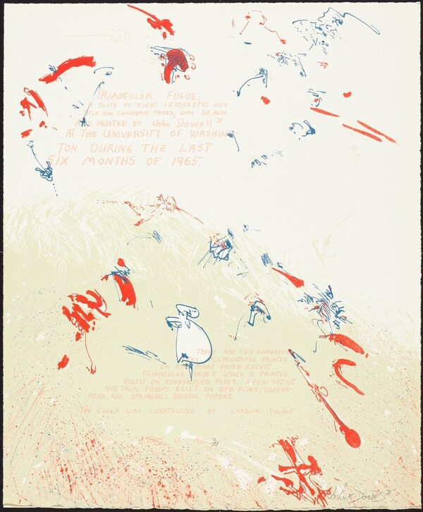 Colophon for "Triangular Fugue"