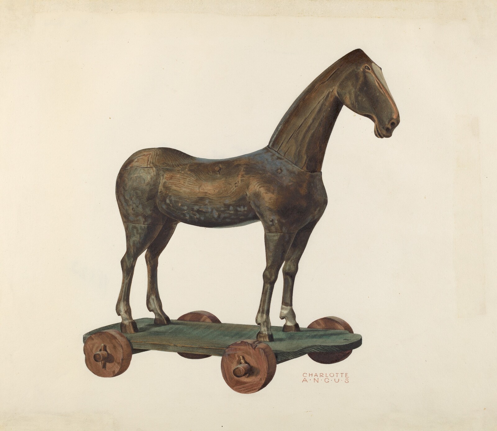 Toy Horse, Charlotte Angus, 1935/1942