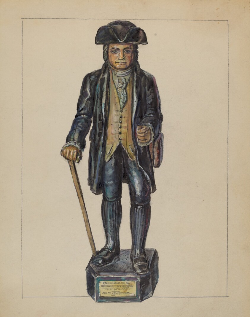 Figure of Knickerbocker