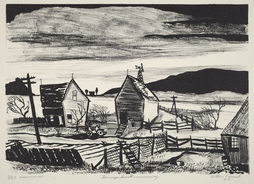 Farmyard in the Morning