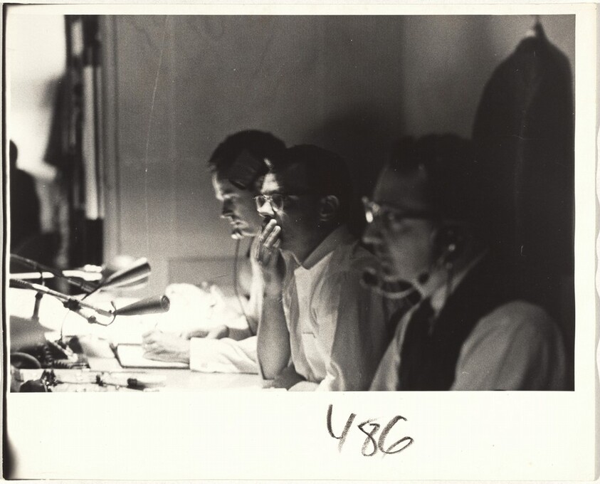 Control booth, NBC TV studio--Burbank, California