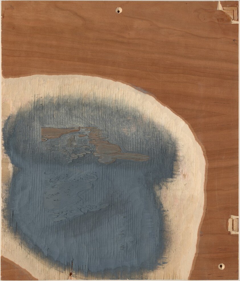 Study VI, New York Harbor [#9, blue-gray]