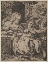 The Madonna of the Swallow, Annibale Carracci, 1587