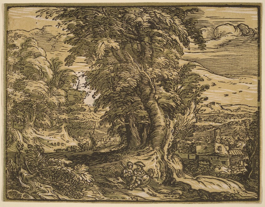 Landscape with a Shepherd Couple