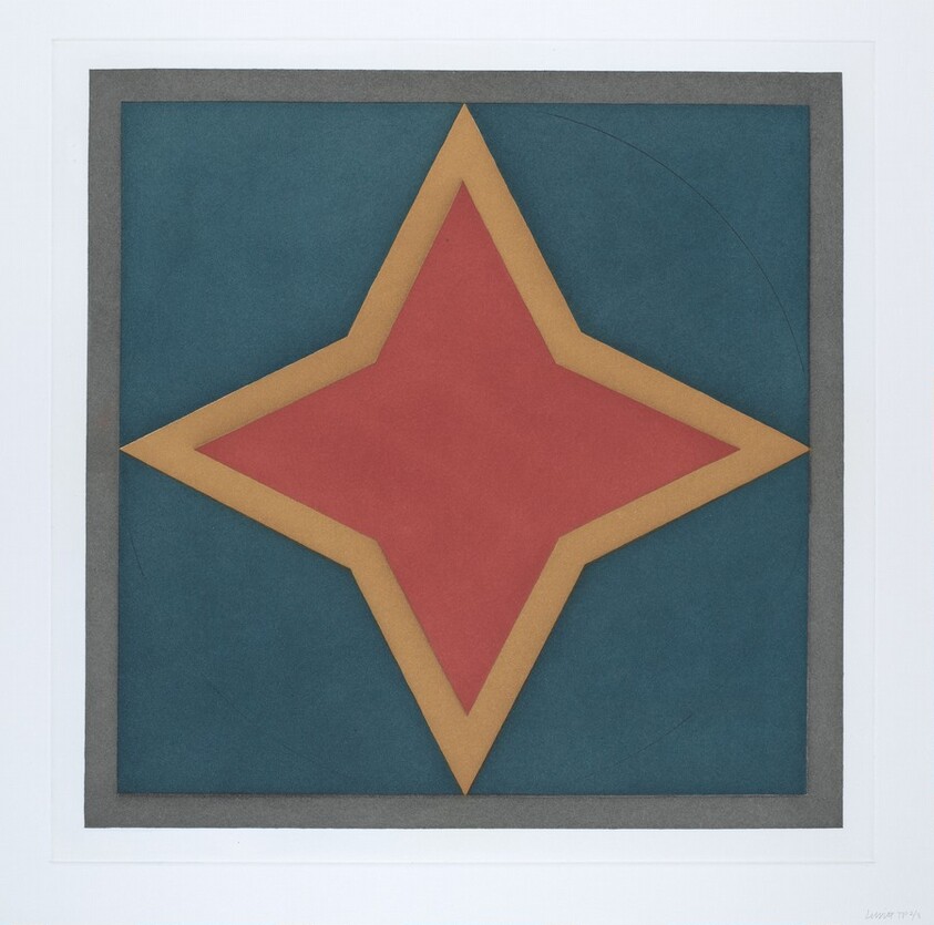 Stars-Red Center: 4 Point