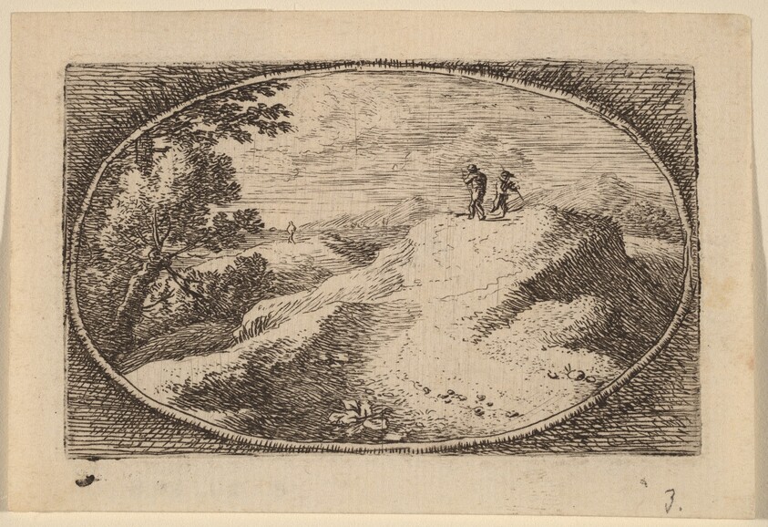 Two Men on a Bare Hill