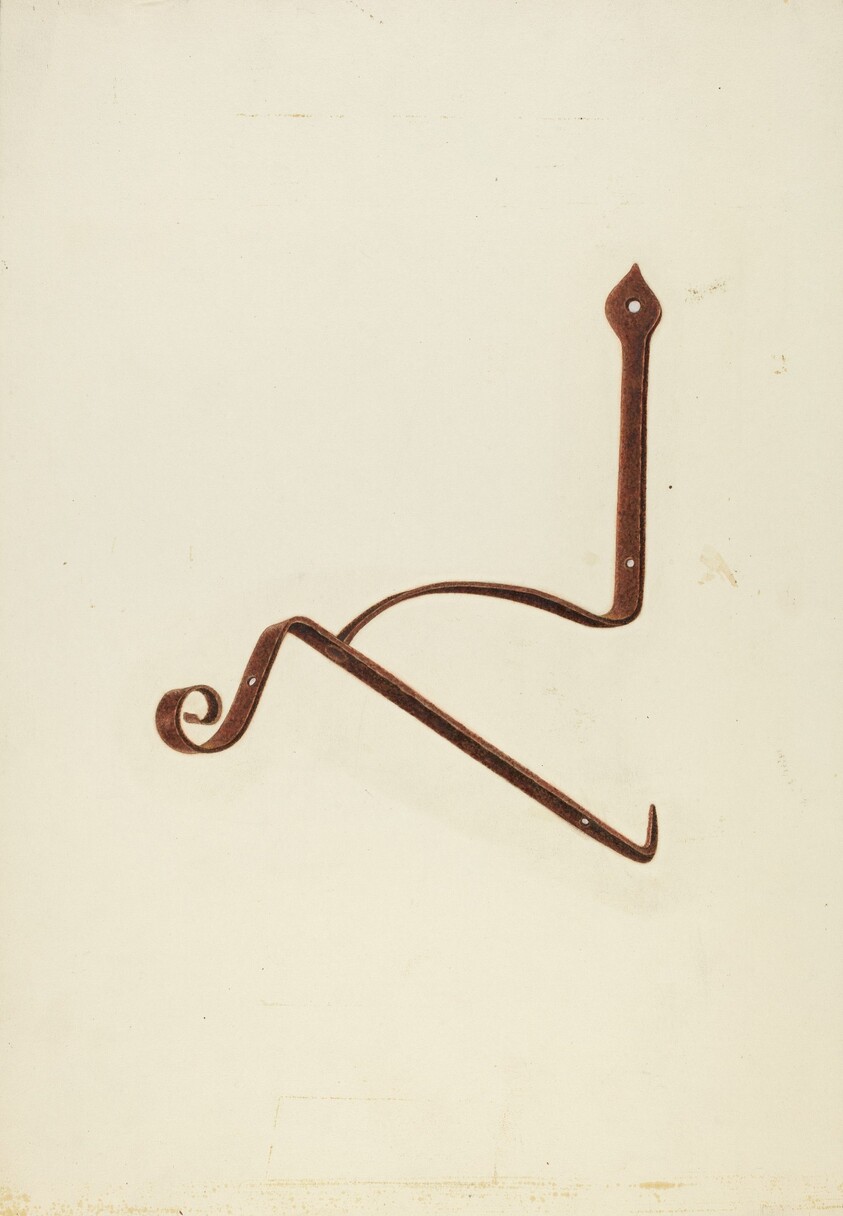 Iron Bracket from Zoar Tavern