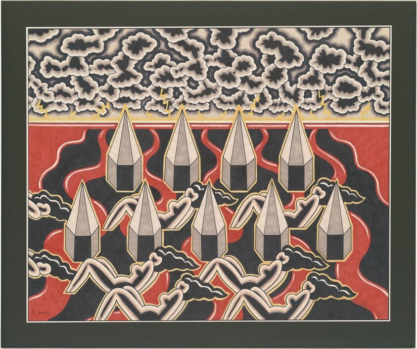 Study for "Le Parc, No. 3"