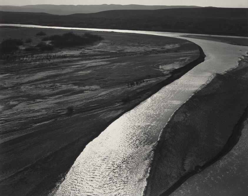 Sand Bar, Rio Grande,  Big Bend National Park, Texas