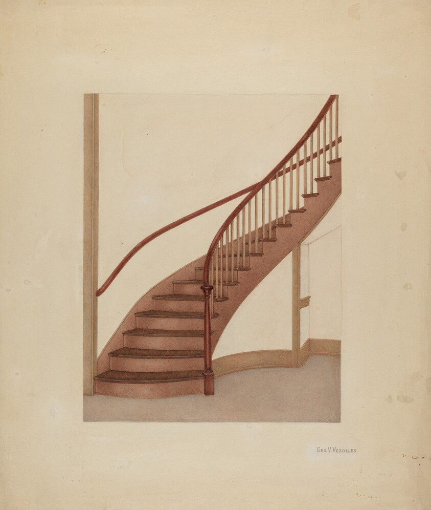 Shaker Spiral Staircase