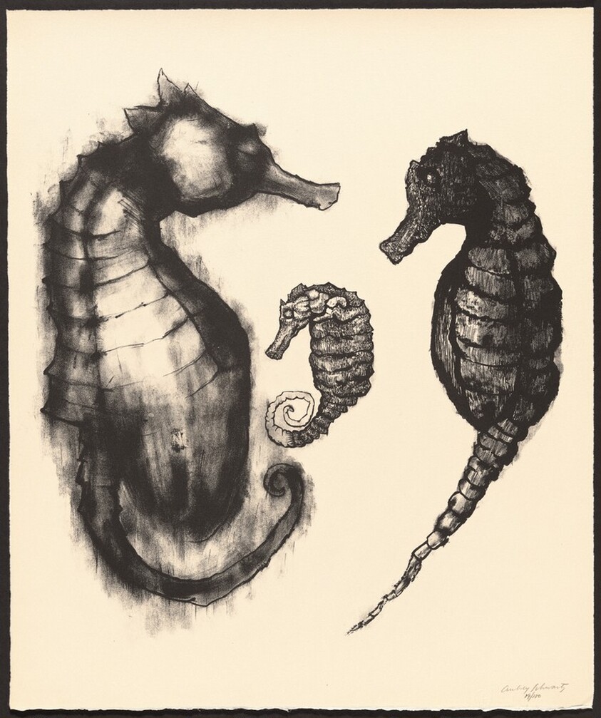 Three Sea Horses