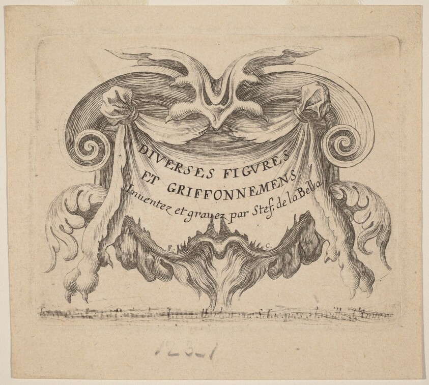Title Page for "Diverses figures et griffonnements"