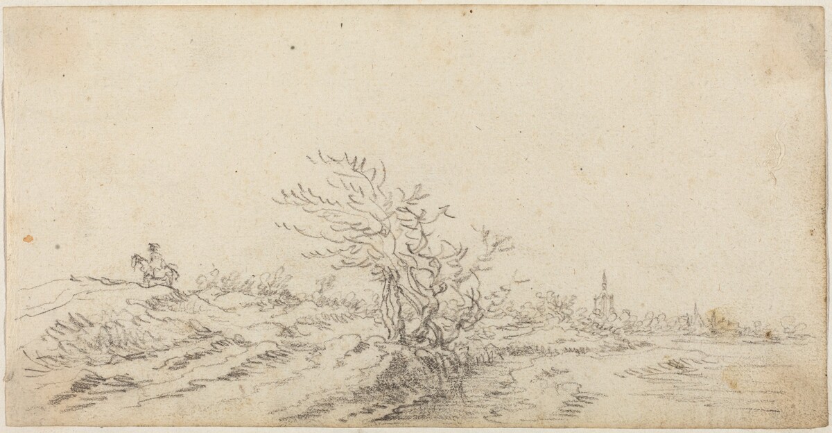 Horseman among the Dunes
