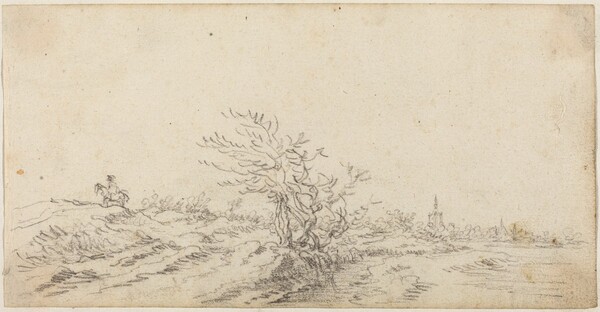 Horseman among the Dunes