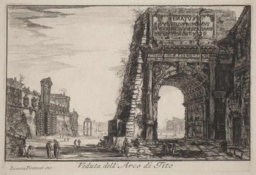 Veduta dell'Arco di Tito (View of the Arch of Titus)