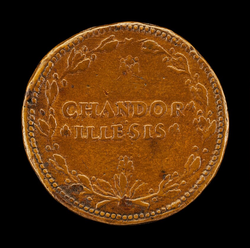 Inscription in a Laurel Wreath [reverse]