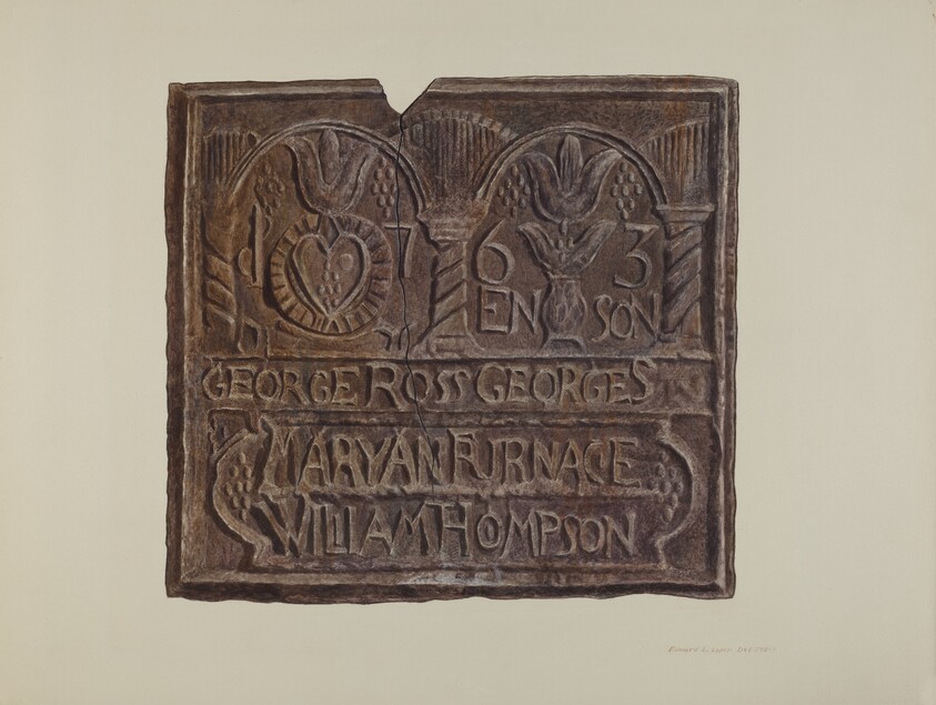 Pennsylvania German Fireback