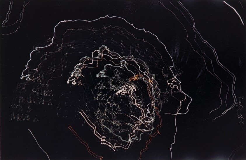 Camera Movement on Neon Lights at Night