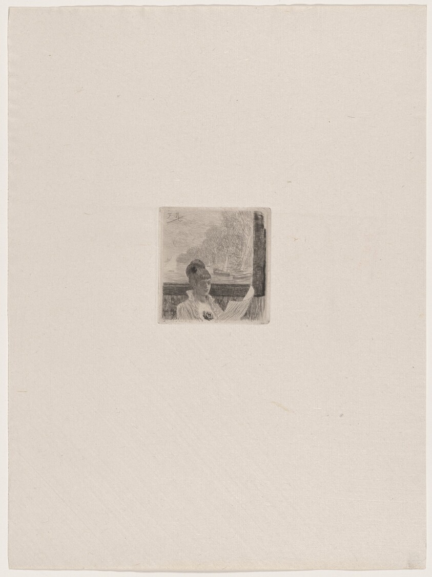 En Hollande (La petite liseuse)