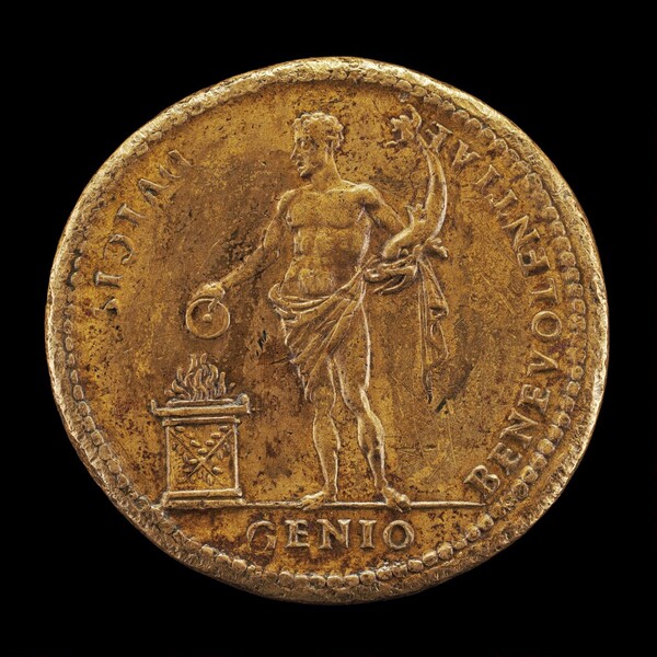 Genius Holding a Dolphin and Sacrificing [reverse]