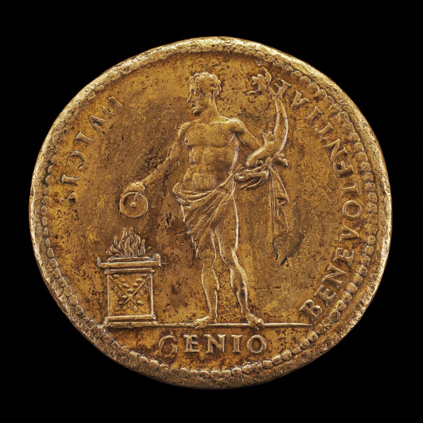 Genius Holding a Dolphin and Sacrificing [reverse]