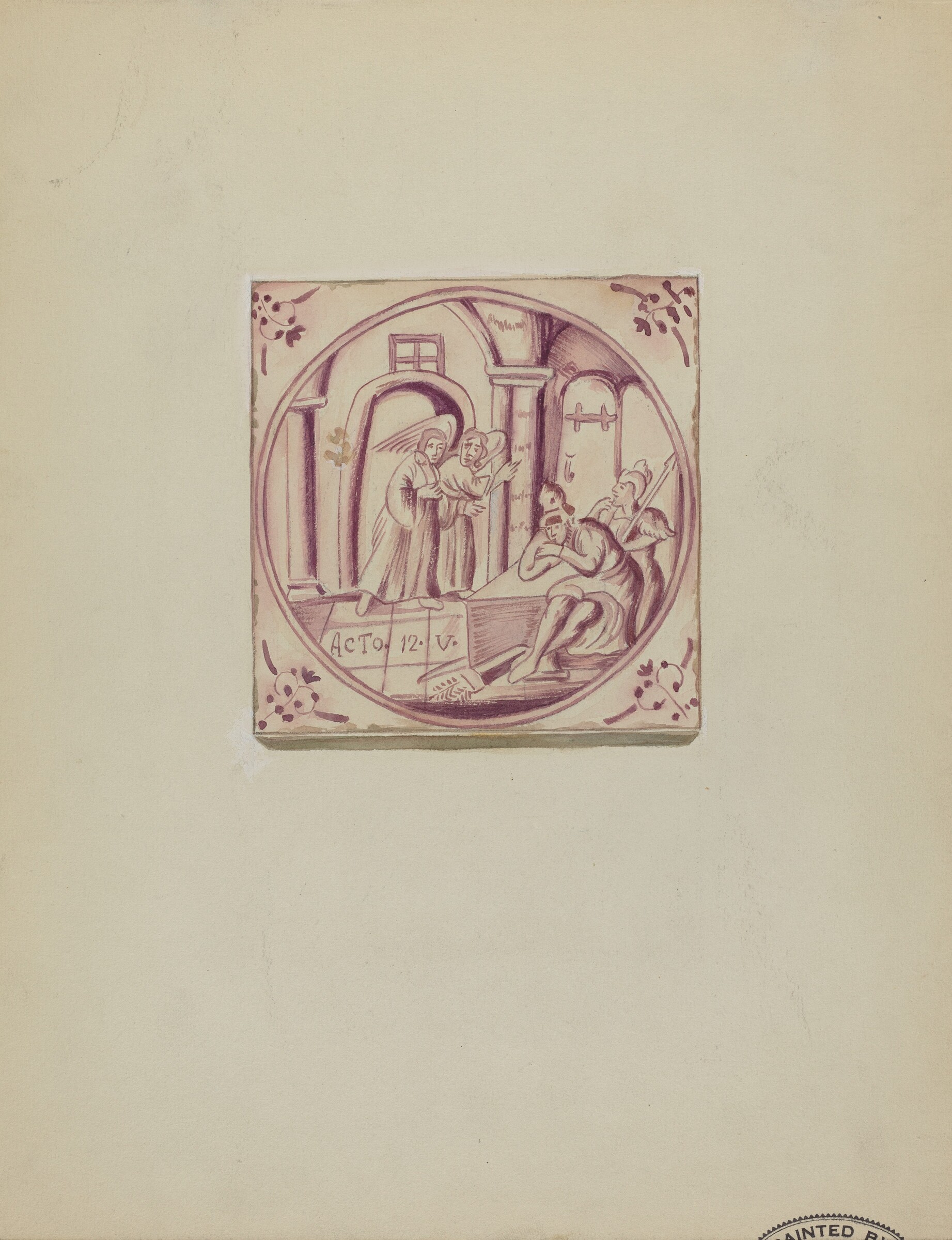 Fireplace Tile, John Dixon, c. 1936
