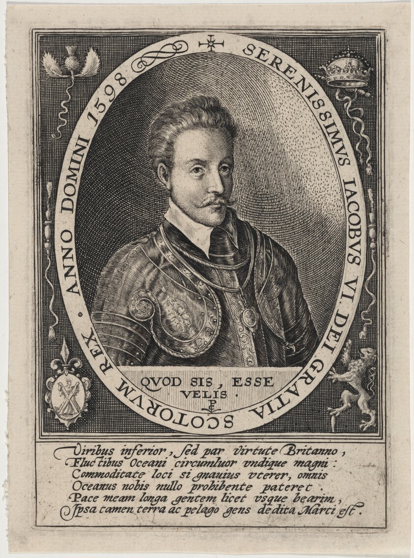 James I, as King of Scotland