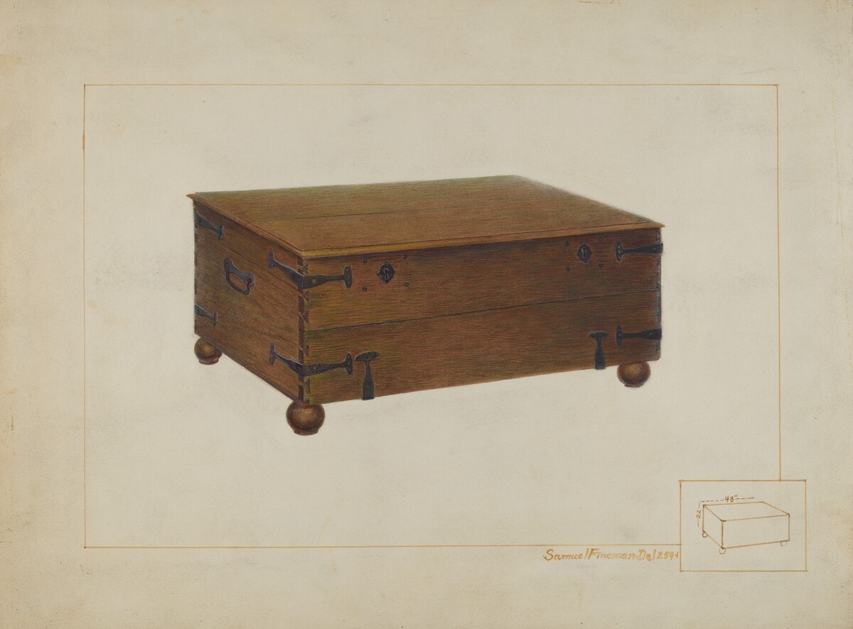 Money Chest in Old Swedes Church