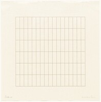 On a Clear Day II, Agnes Martin, 1973