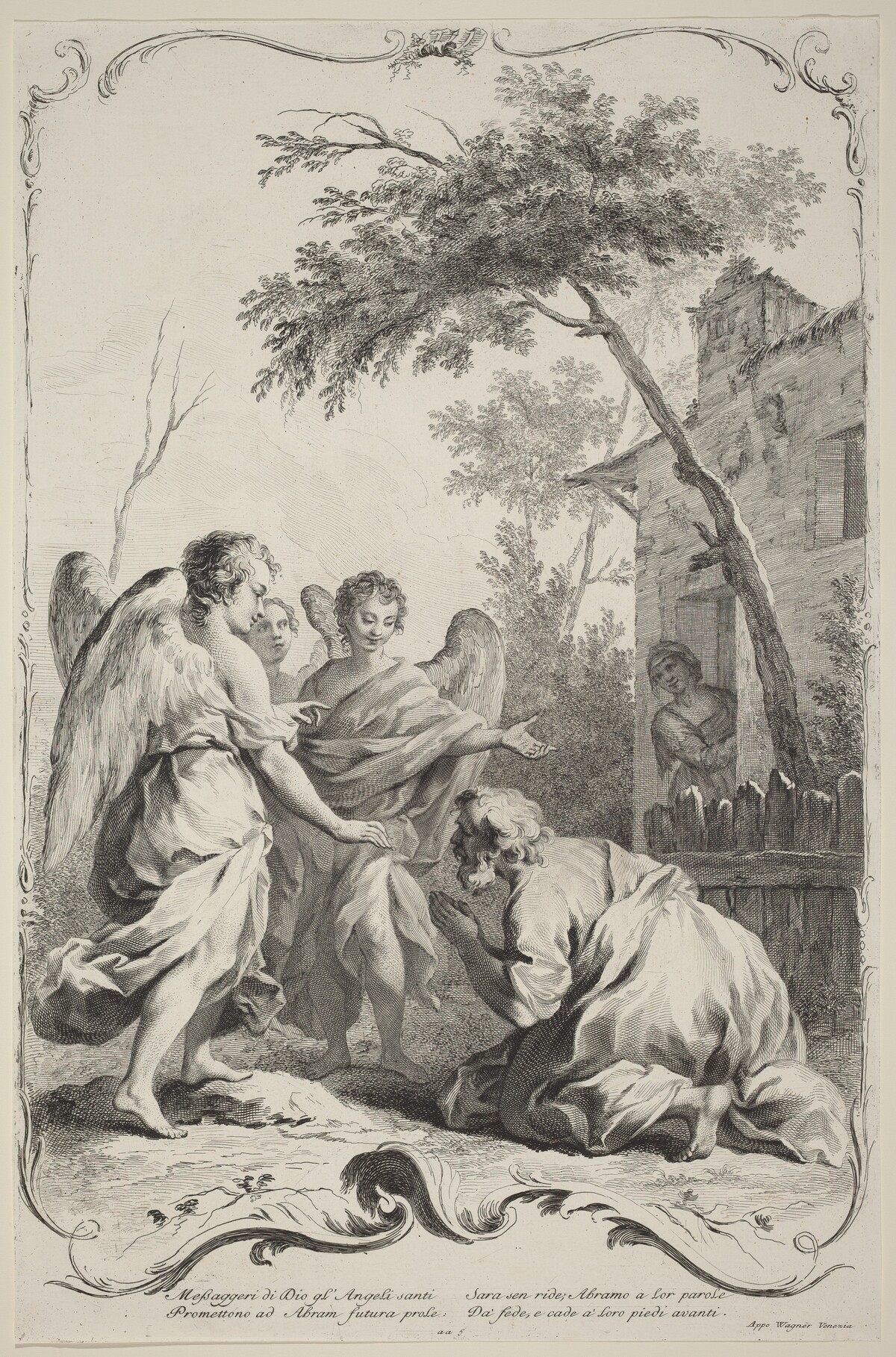 Abraham Kneeling before the Three Angels