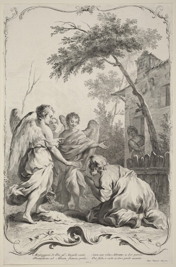Abraham Kneeling before the Three Angels
