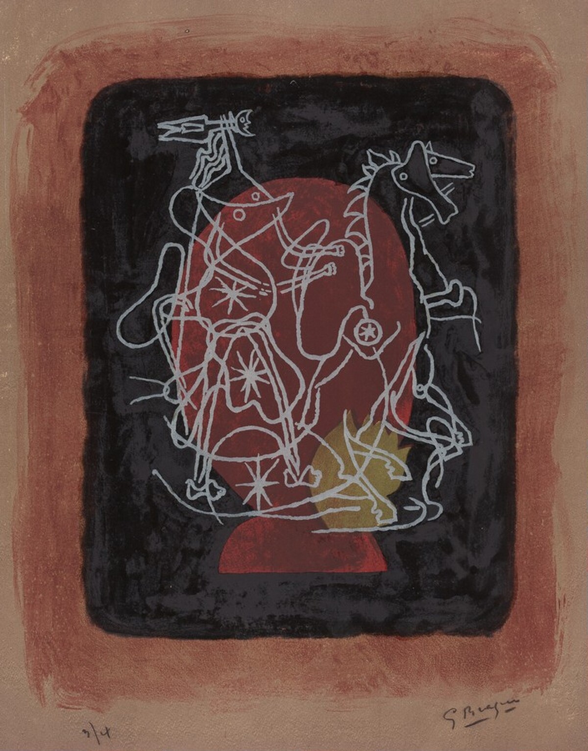 Hélios noir et rouge (Helios Black and Red)