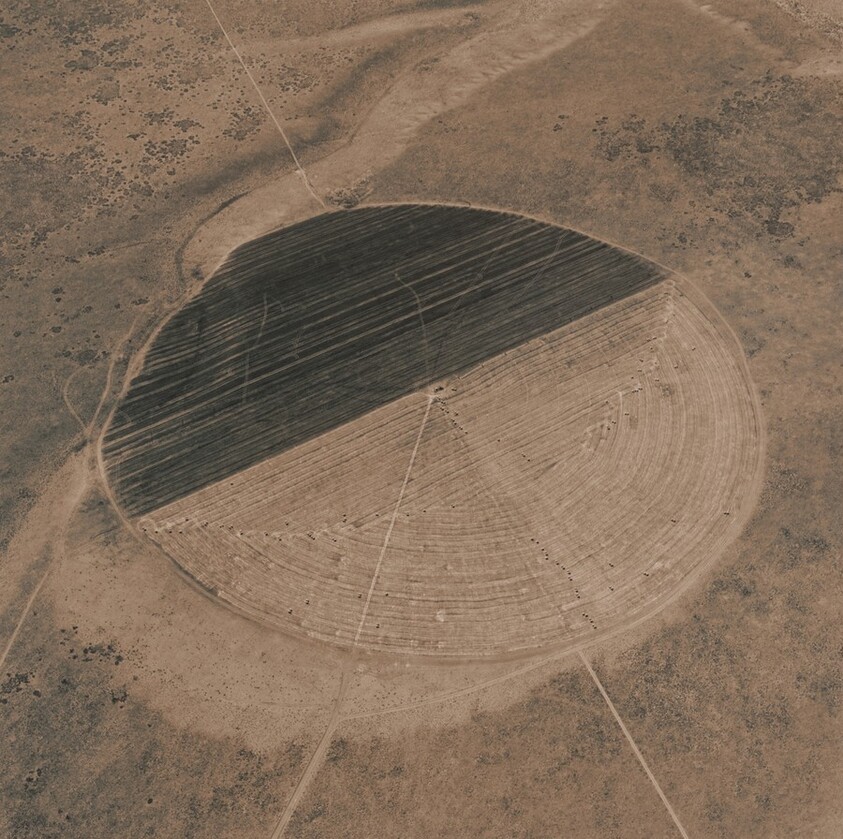 Agricultural Pivot, San Luis Valley, near the Great Sand Dune, Colorado