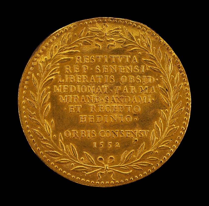 Inscription in a Laurel Wreath [reverse]