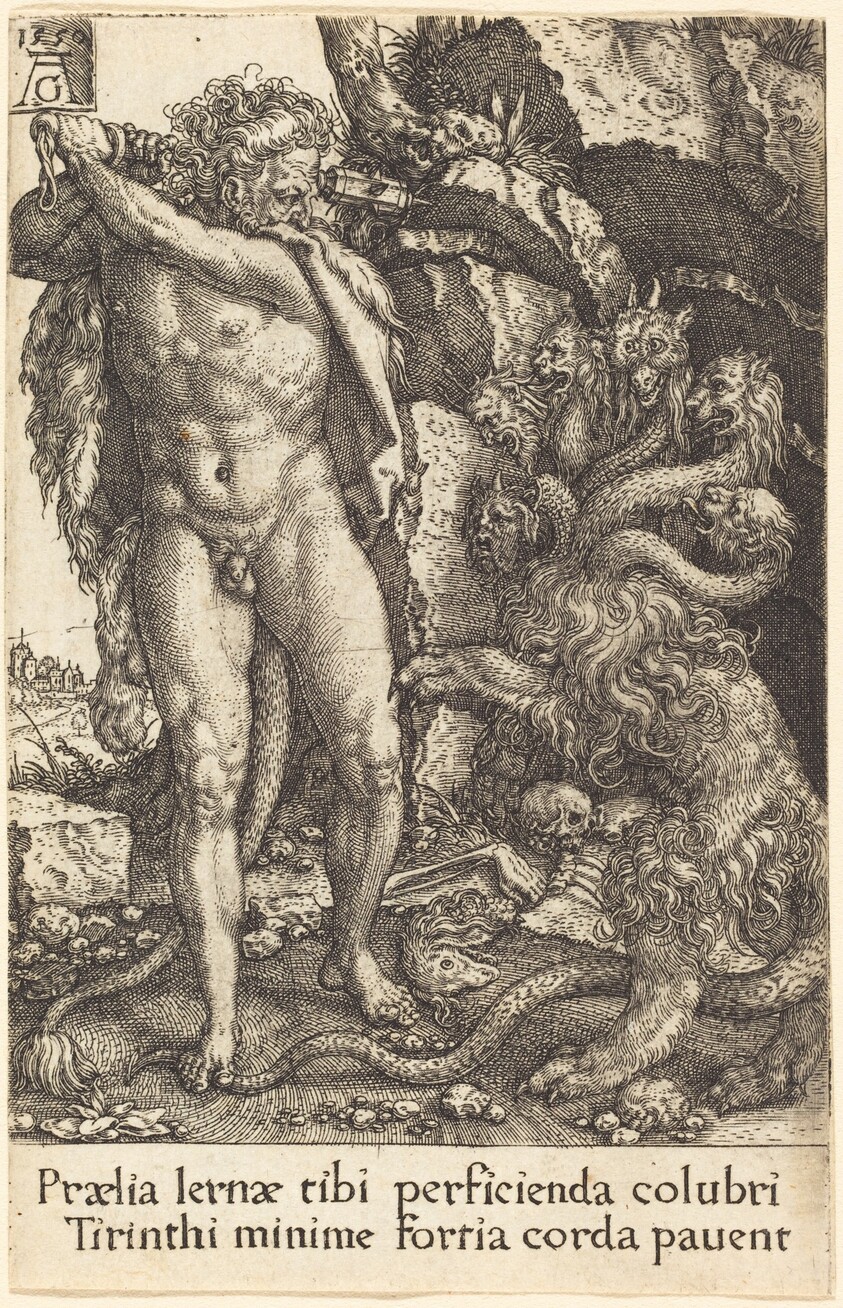 Hercules Fighting with the Hydra of Lernea