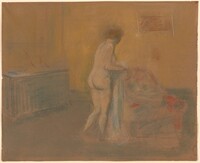Woman Undressing, Jean-Louis Forain
