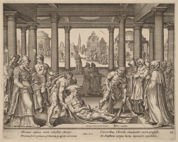 Devout Men Carrying Saint Stephen to His Burial