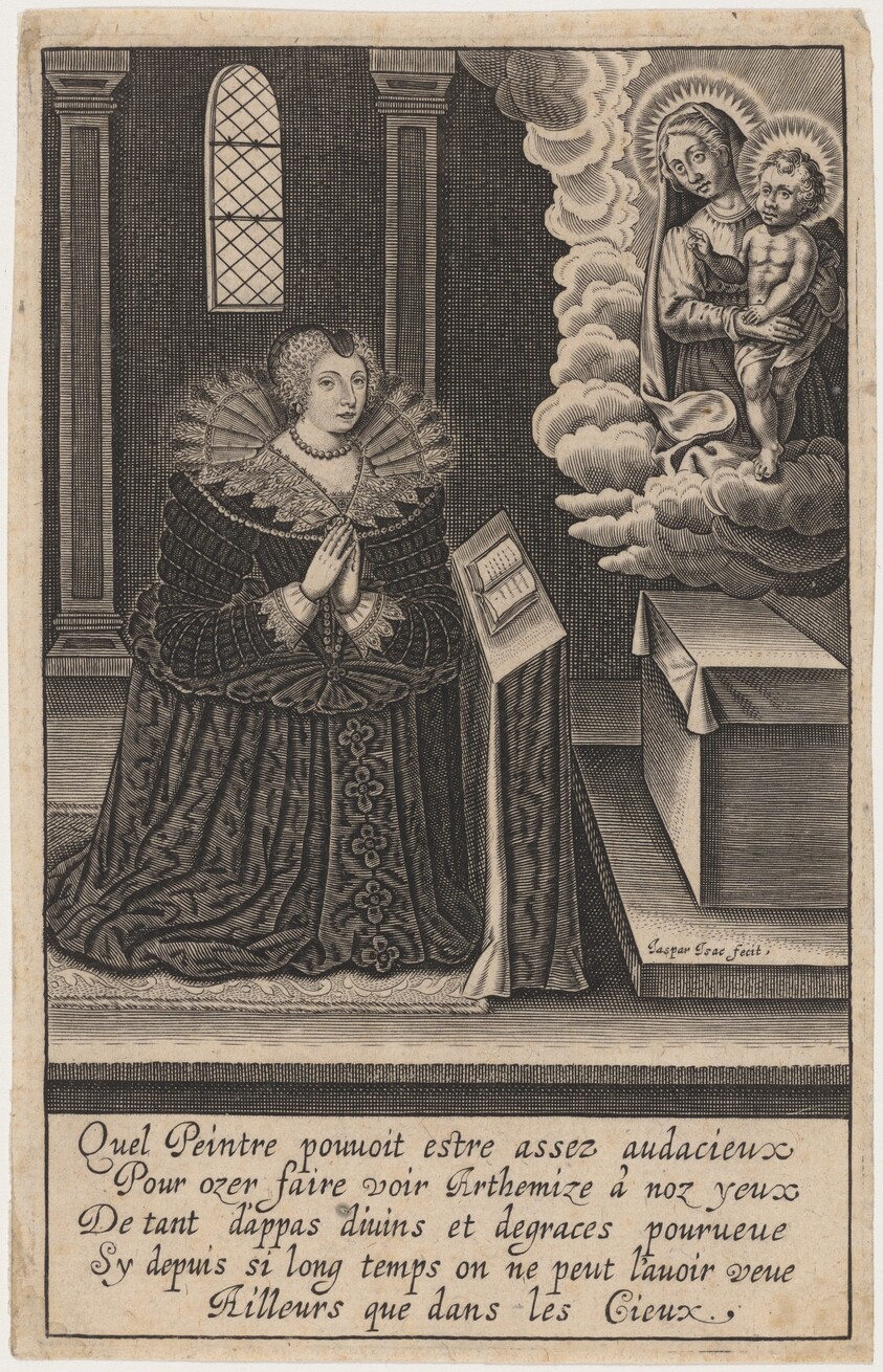 The Virgin Appearing to a Lady Penitent