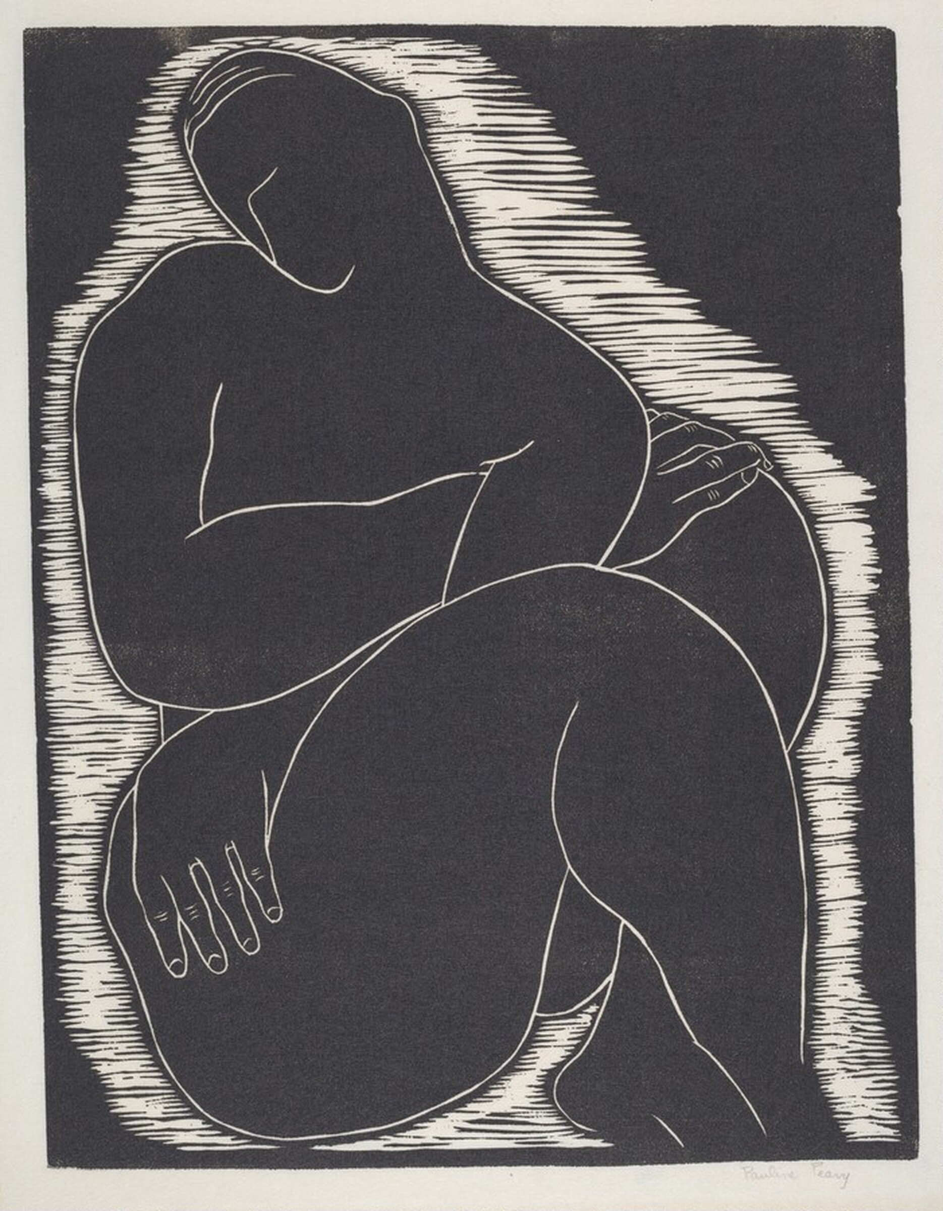 Untitled (Female Nude), Pauline White Peavy, c. 1935