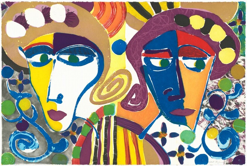 Paulette and Karla [right panel]