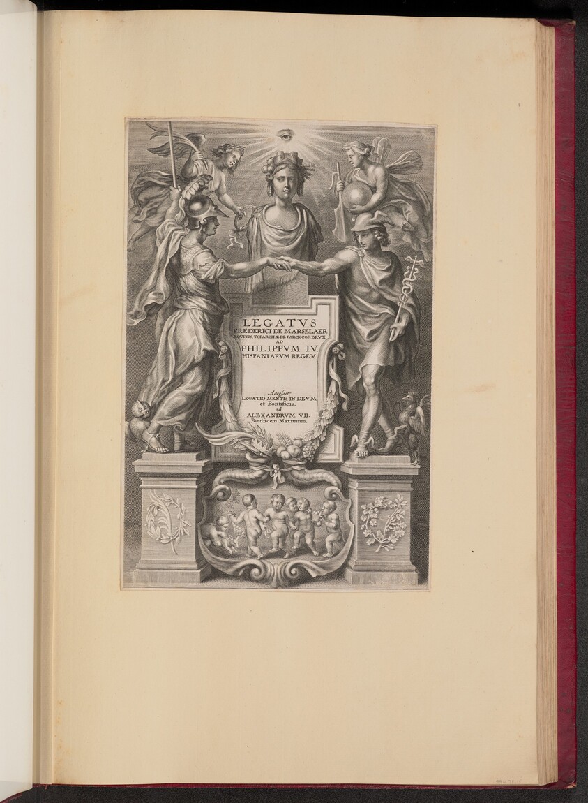 Title Page for Frederik de Marselaer, Legatvs