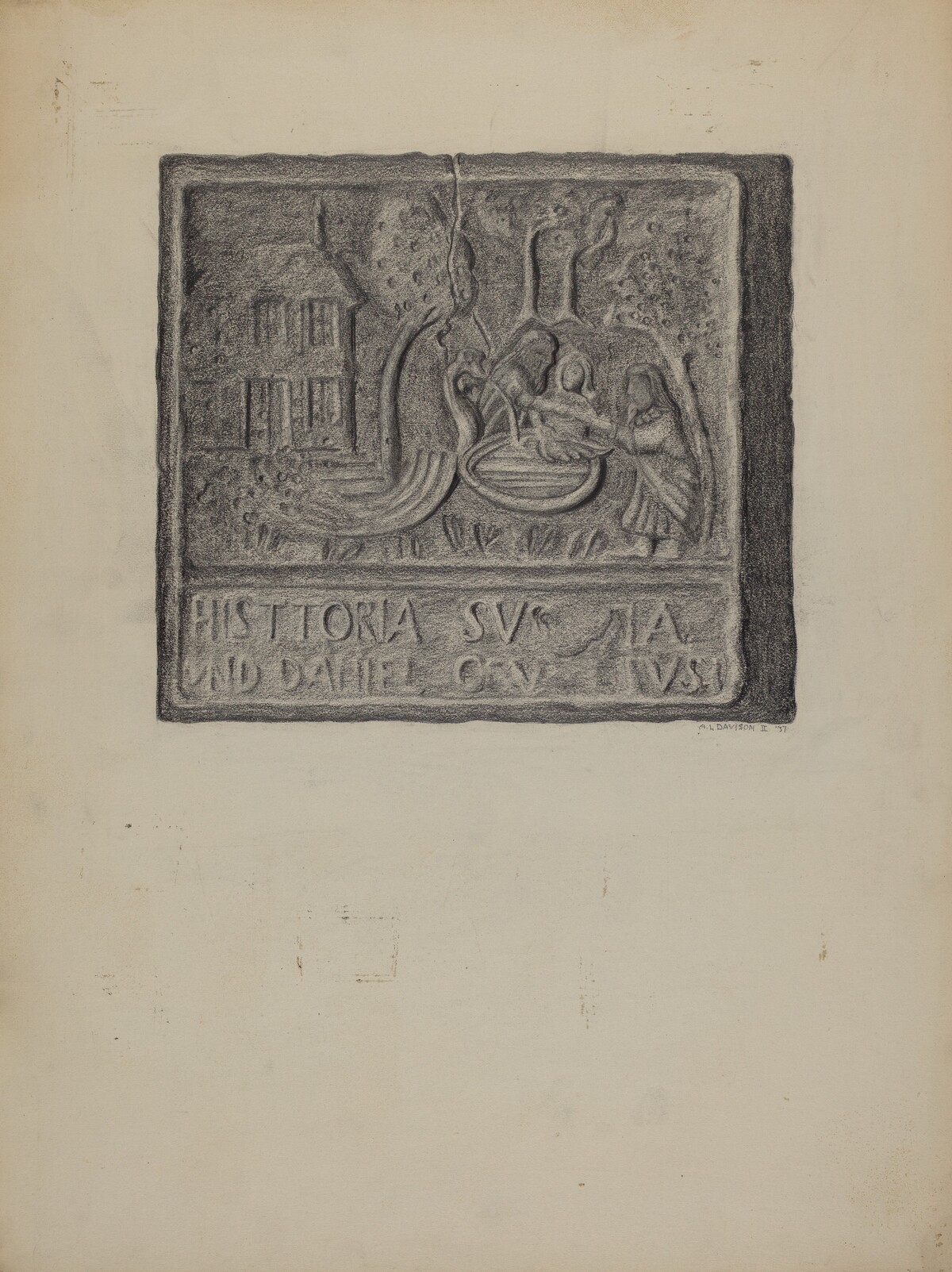 Pa. German Stove Plate