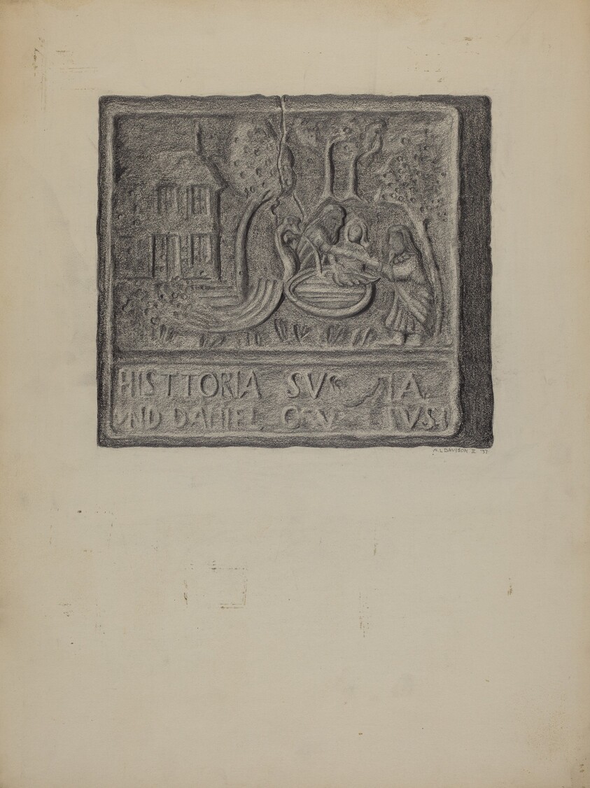 Pa. German Stove Plate