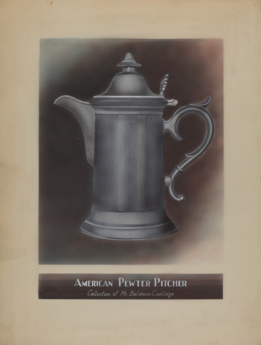 Pewter Pitcher