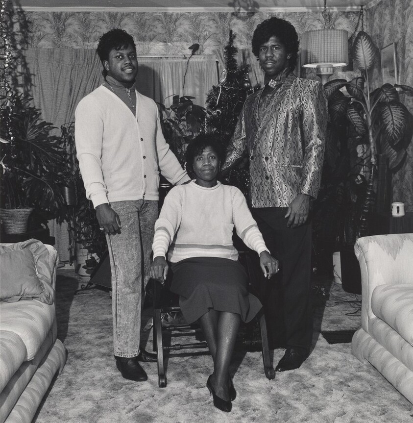 Doris McKinney with Her Two Sons, Republic Steel