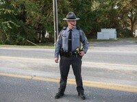 State Trooper, Columbia, Pennsylvania 2017, Mitch Epstein, 2017, printed 2025