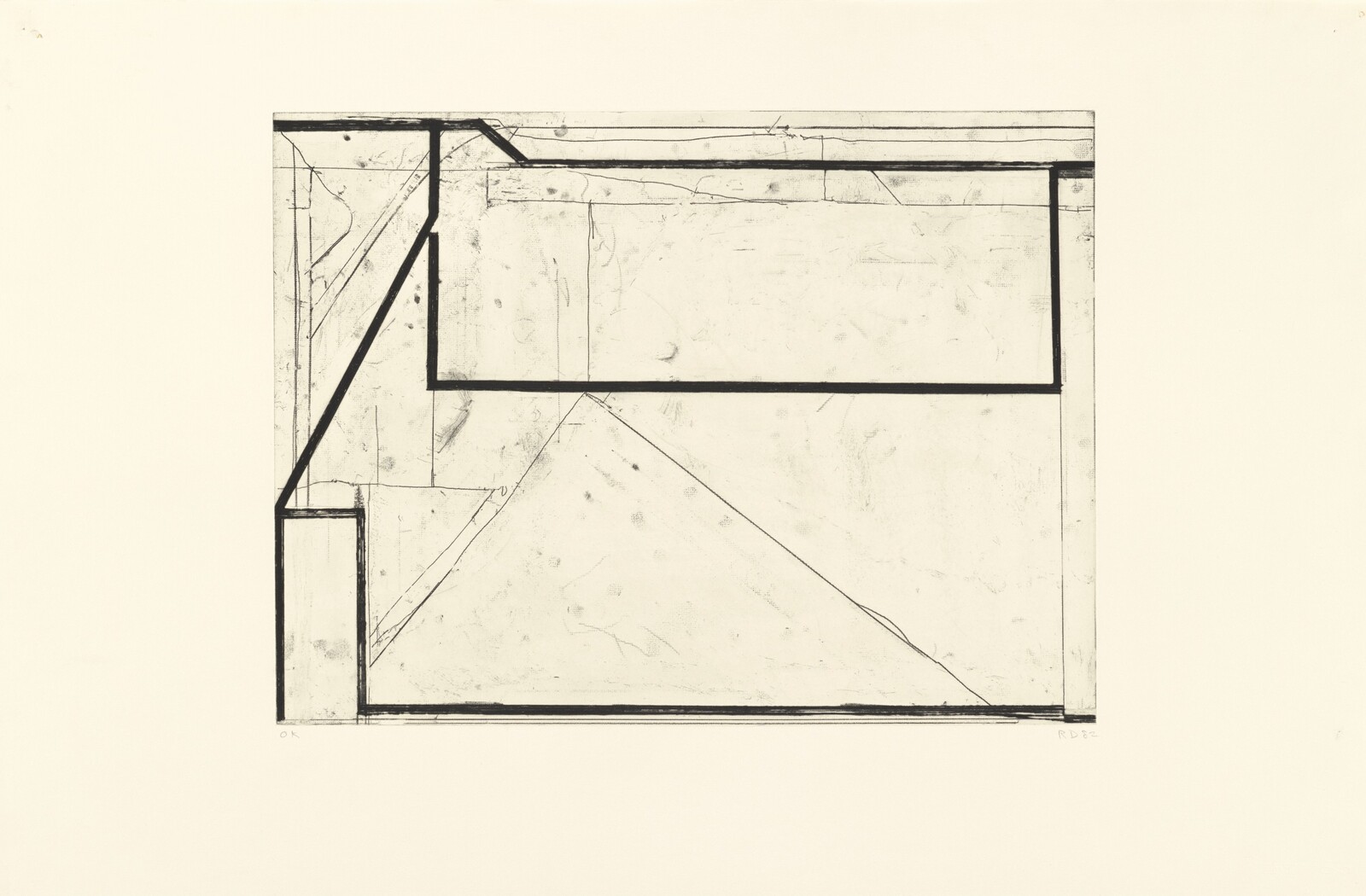 Softground Splay, Richard Diebenkorn, 1982