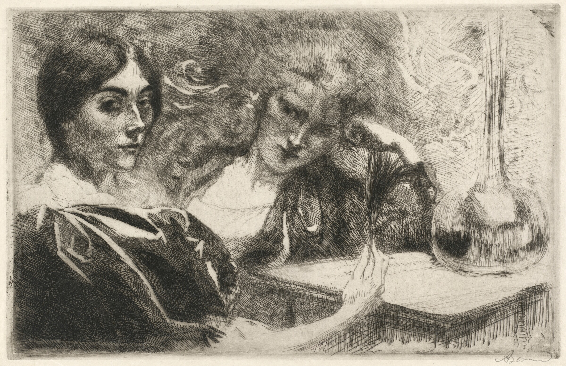 Morphine Addicts (Morphinomanes), Albert Besnard, 1887