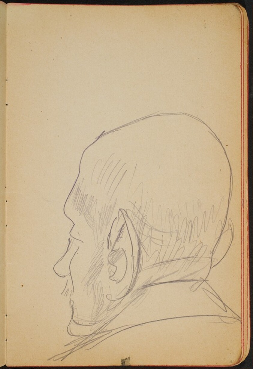 älterer Mann in Rückenansicht (Elderly Man Seen from Behind) [p. 3]